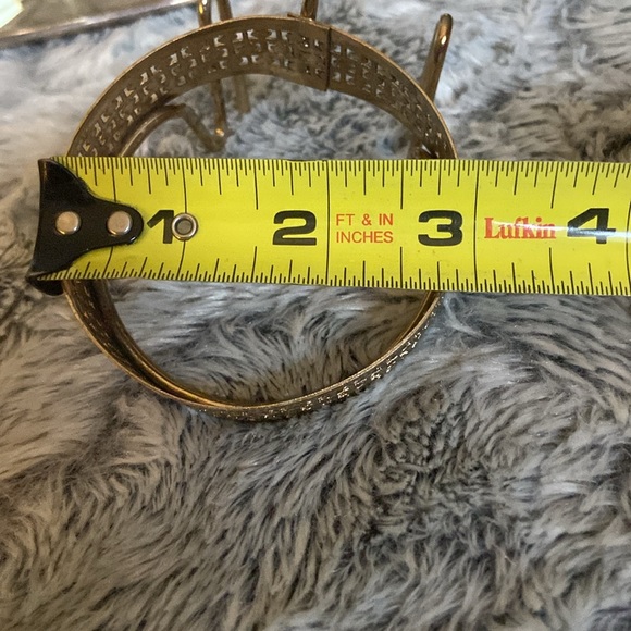 Vintage large glass bowl with small bowl hanger - Picture 15 of 15